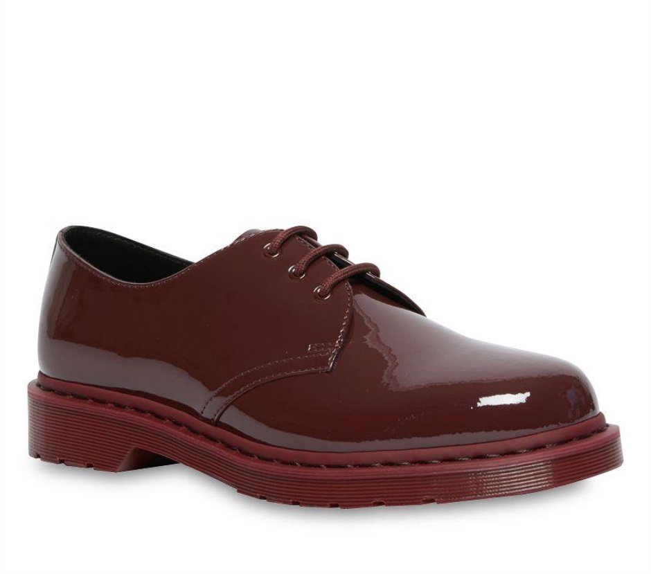 Dr Martens Schweiz Zürich Oxblood Patent Lamper 1461 Mono Patent Oxford