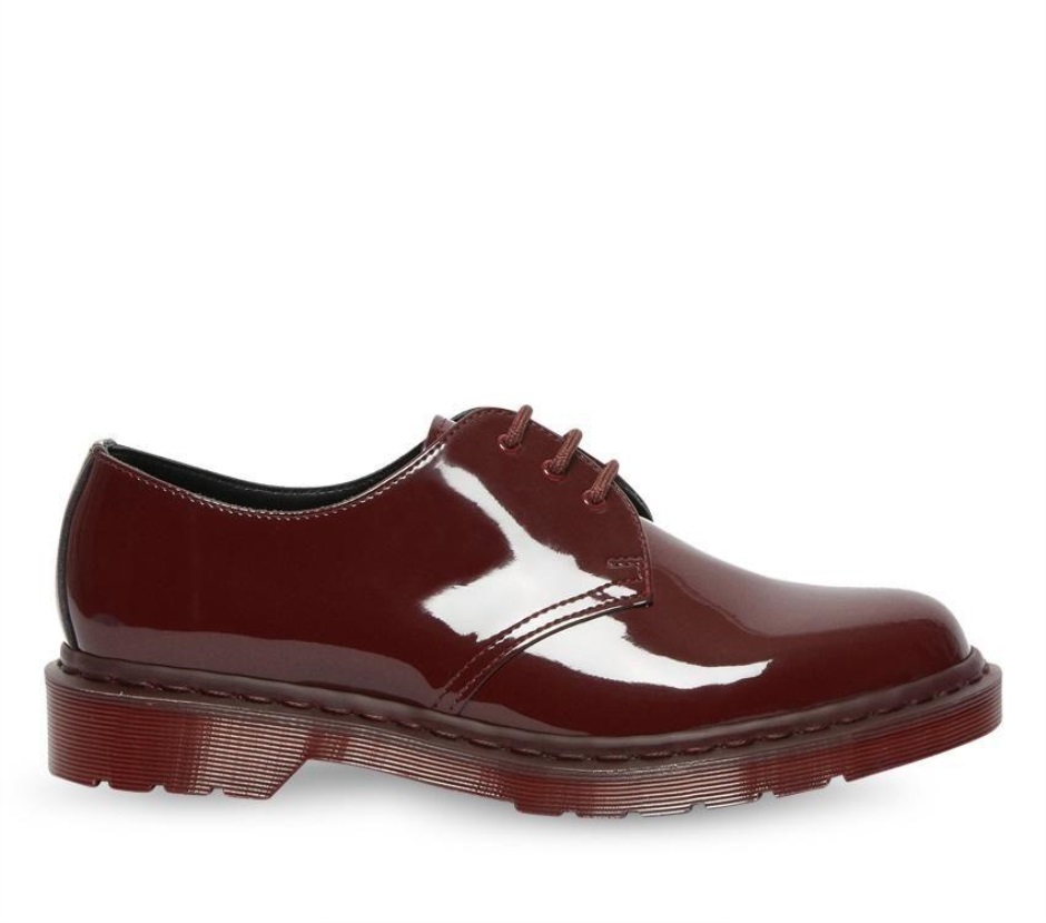 Dr Martens Schweiz Zürich Oxblood Patent Lamper 1461 Mono Patent Oxford