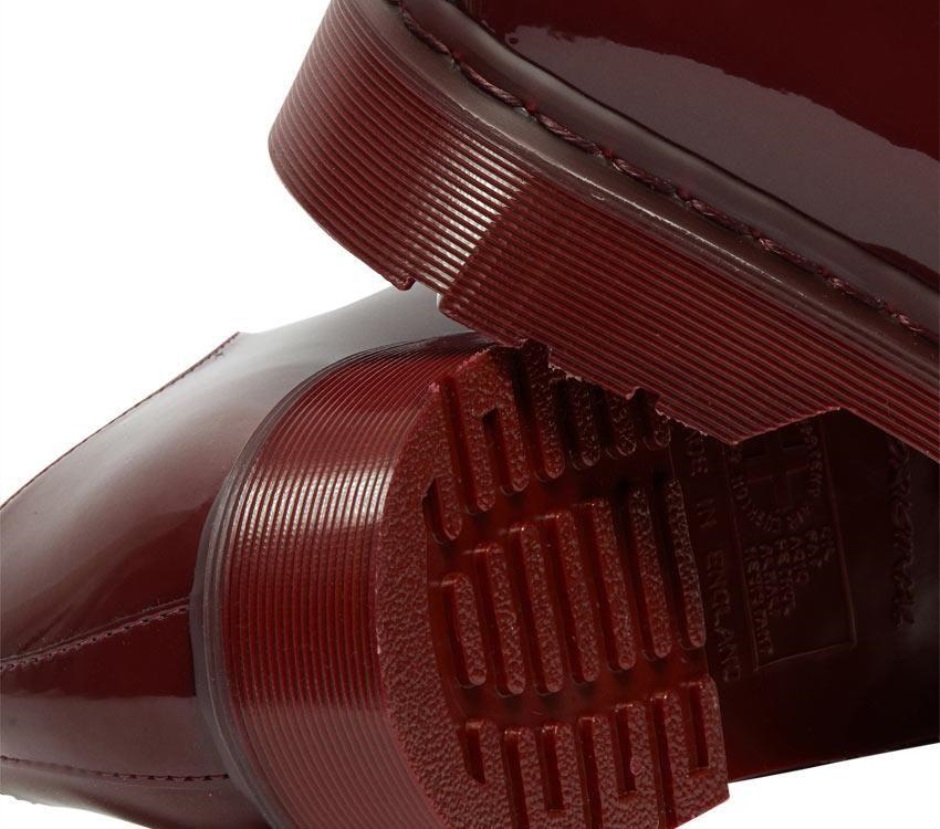 Dr Martens Schweiz Zürich Oxblood Patent Lamper 1461 Mono Patent Oxford
