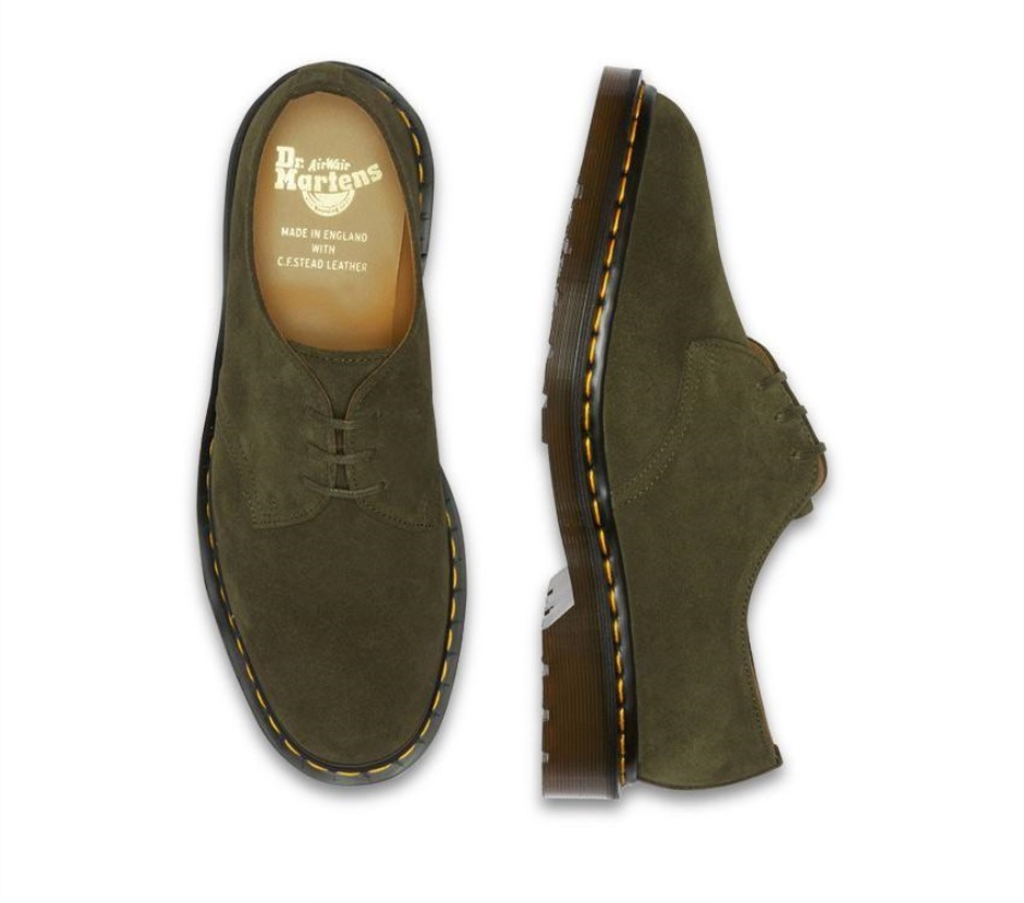 Made In England 1461 Nubuk Waldgrün Buck Wildleder Dr Martens Schweiz