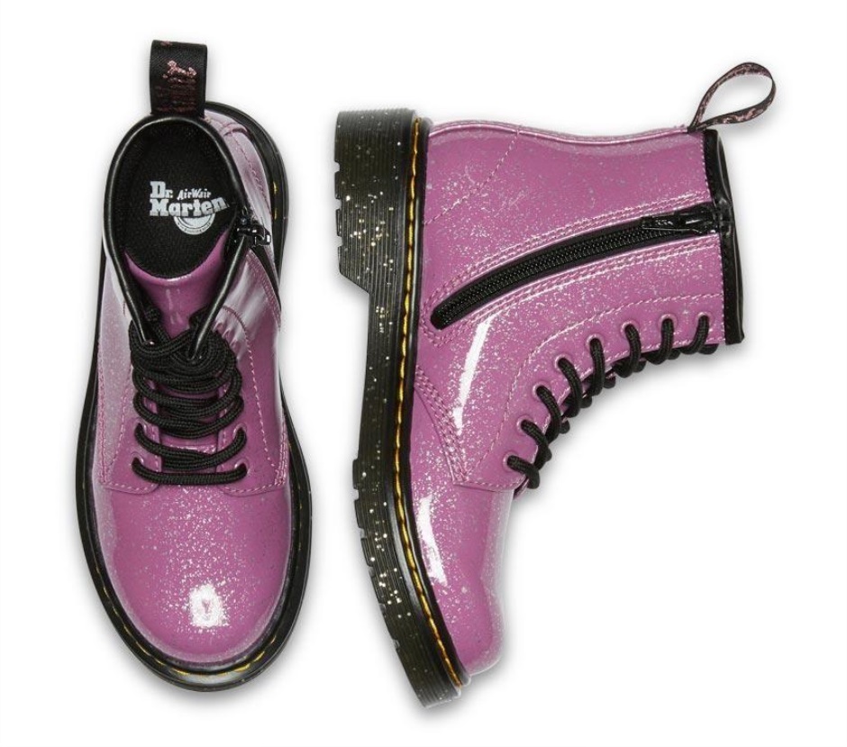 Junior 1460 Glitter Dr Martens Schweiz Zürich Dark Pink