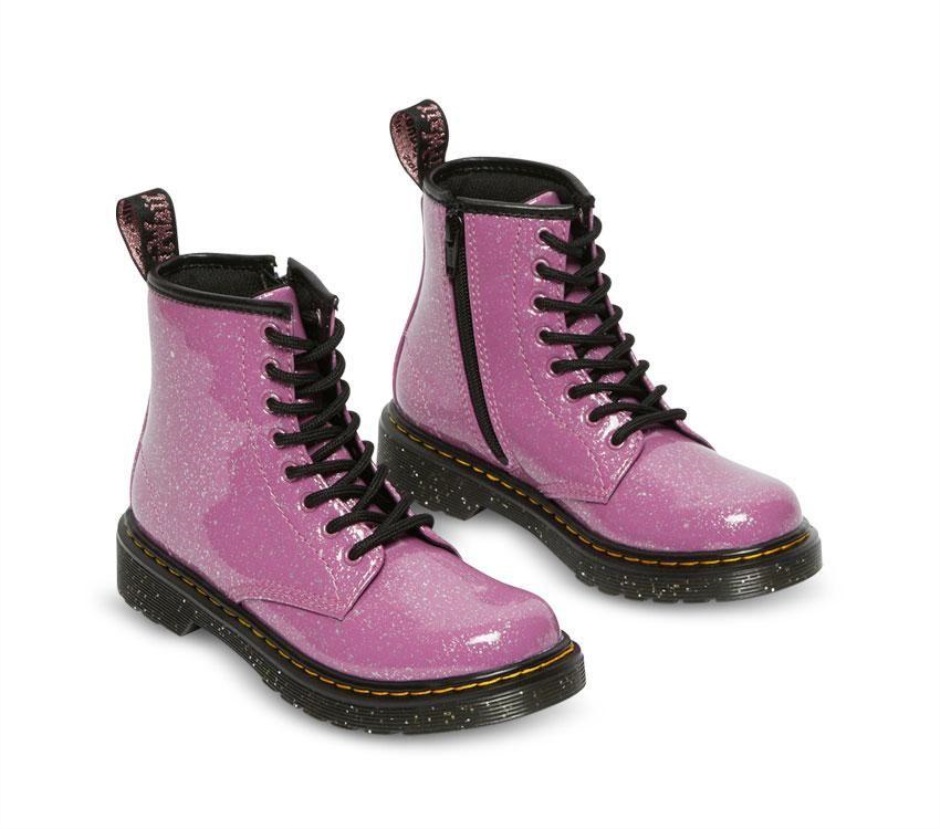 Junior 1460 Glitter Dr Martens Schweiz Zürich Dark Pink