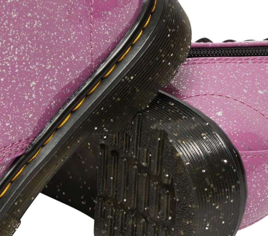 Junior 1460 Glitter Dr Martens Schweiz Zürich Dark Pink