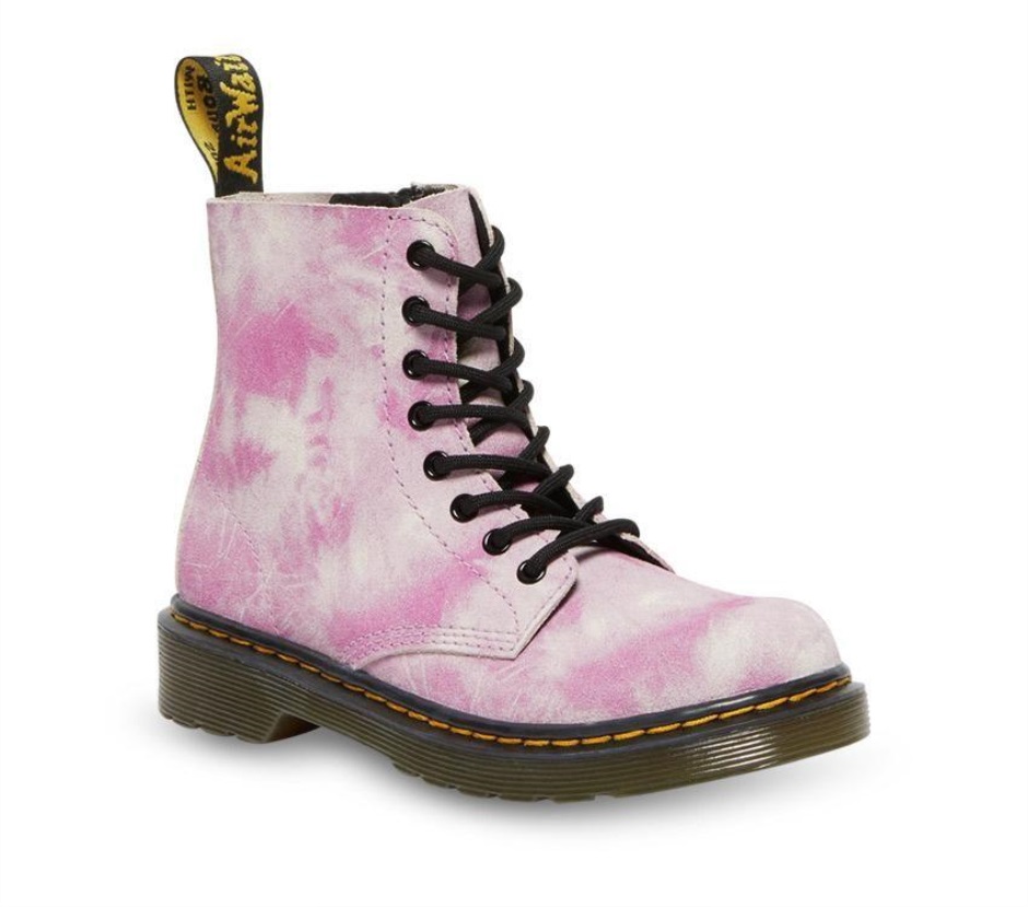 Dr Martens Schweiz Zürich Juniors 1460 Pascal Tie Dye Pink Tie Dye K
