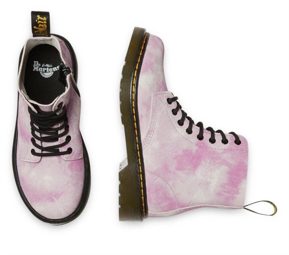 Dr Martens Schweiz Zürich Juniors 1460 Pascal Tie Dye Pink Tie Dye K