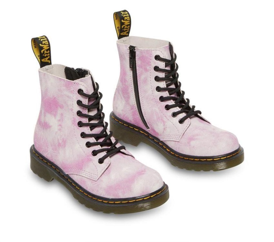 Dr Martens Schweiz Zürich Juniors 1460 Pascal Tie Dye Pink Tie Dye K