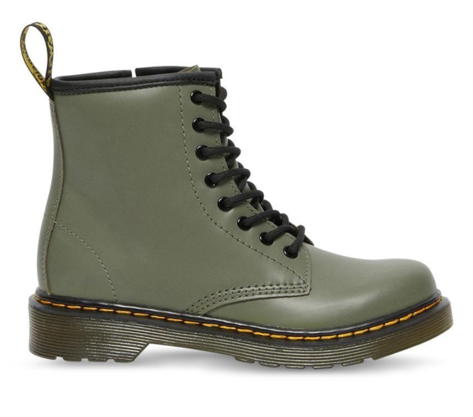 Khaki Green Romario Juniors 1460 Smooth Dr Martens Schweiz