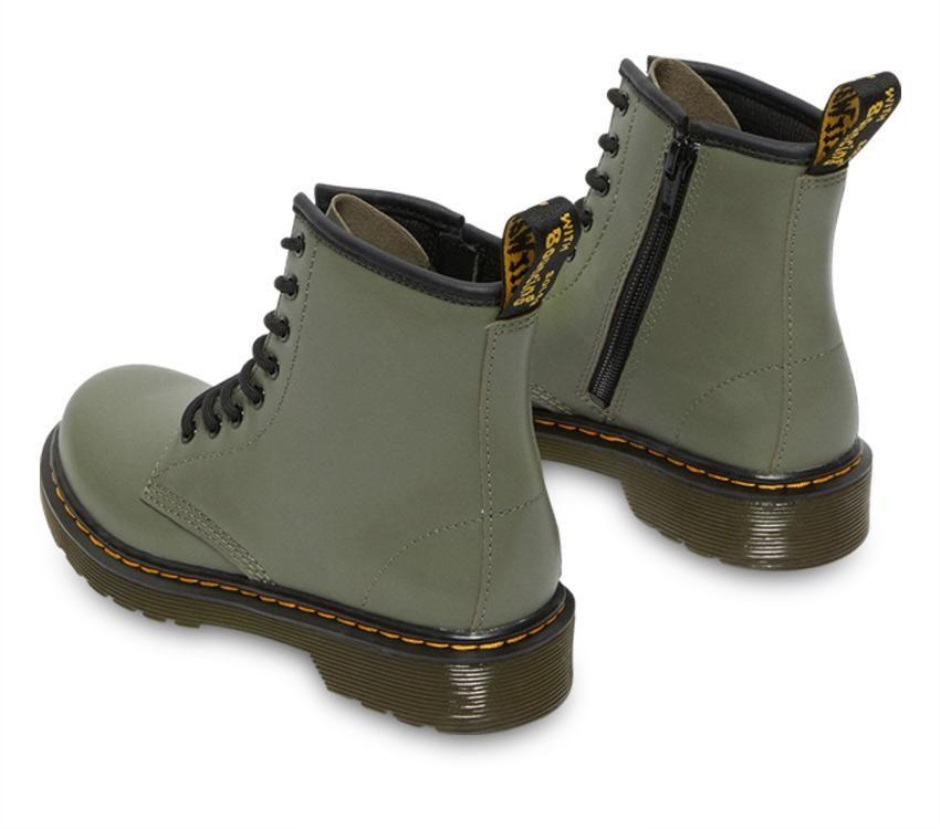 Khaki Green Romario Juniors 1460 Smooth Dr Martens Schweiz