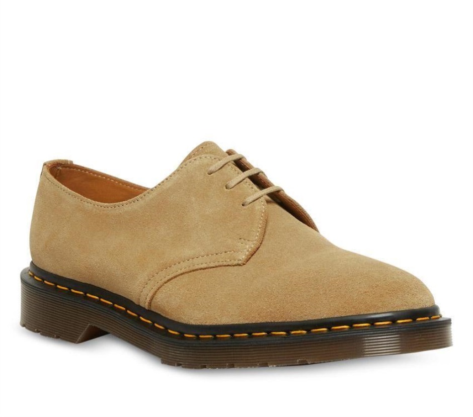 Made In England 1461 Nubuck Dr Martens Schweiz Zürich Almond Beige Buck Suede