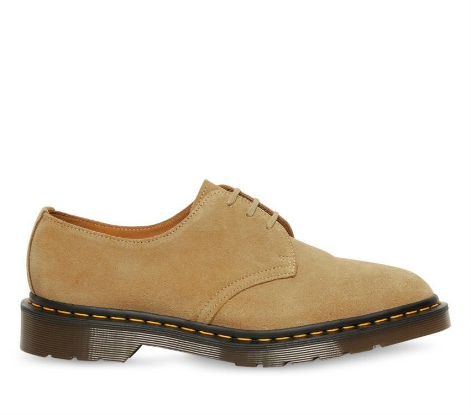Made In England 1461 Nubuck Dr Martens Schweiz Zürich Almond Beige Buck Suede