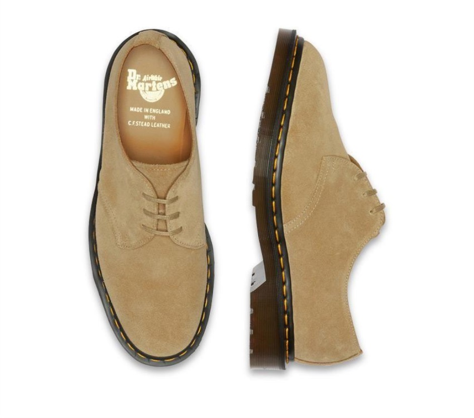 Made In England 1461 Nubuck Dr Martens Schweiz Zürich Almond Beige Buck Suede