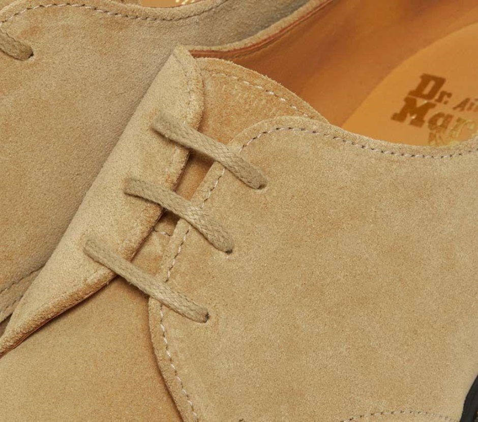 Made In England 1461 Nubuck Dr Martens Schweiz Zürich Almond Beige Buck Suede