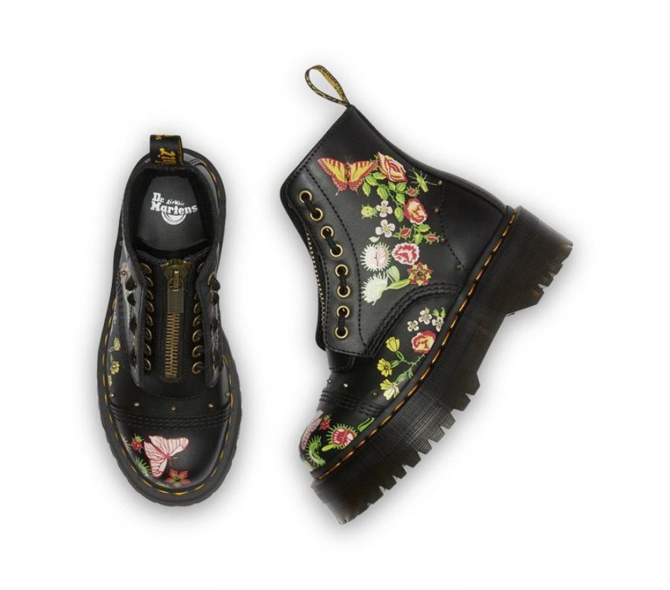Sinclair Floral Bloom Dr Martens Schweiz Zürich Black