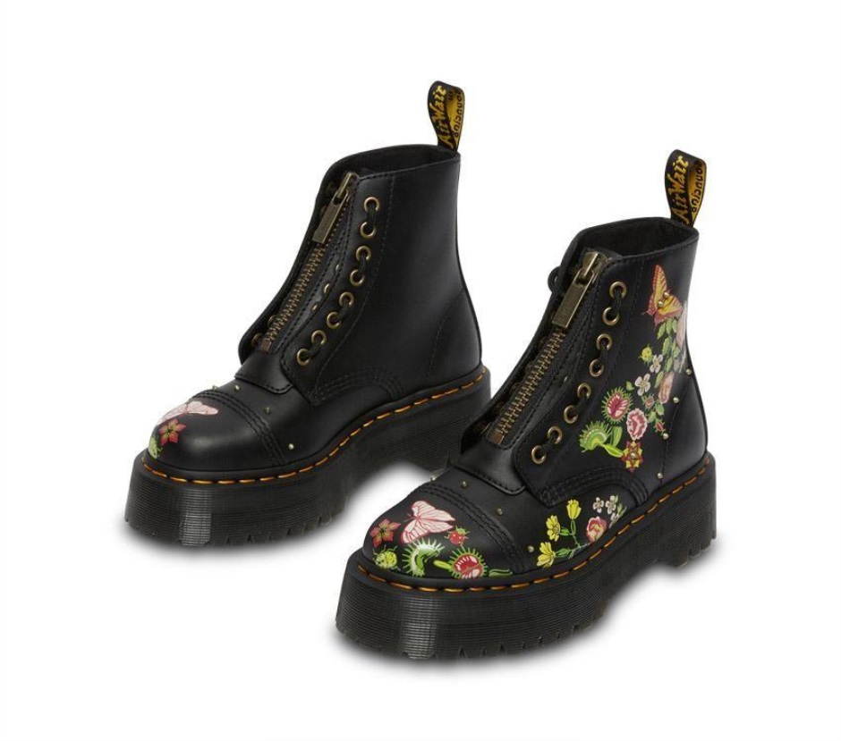Sinclair Floral Bloom Dr Martens Schweiz Zürich Black
