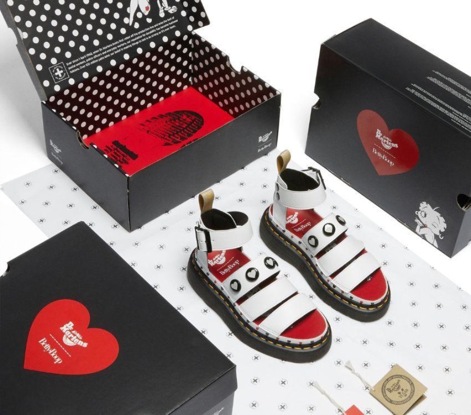 Betty Boop Clarissa Ii Quad Sandal Dr Martens Schweiz Zürich White