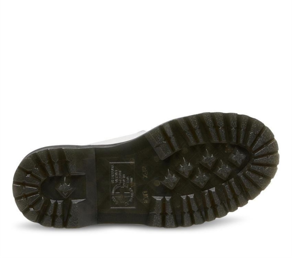 Dr Martens Schweiz Zürich White Milled Nappa Devon Flower 2 Strap