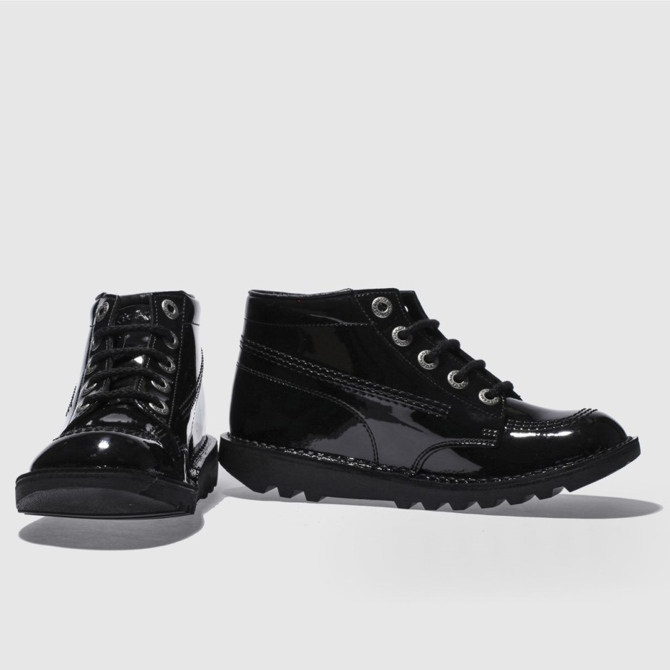 Dr Martens Schweiz Zürich Kickers Kick Hi Youth Boots Black