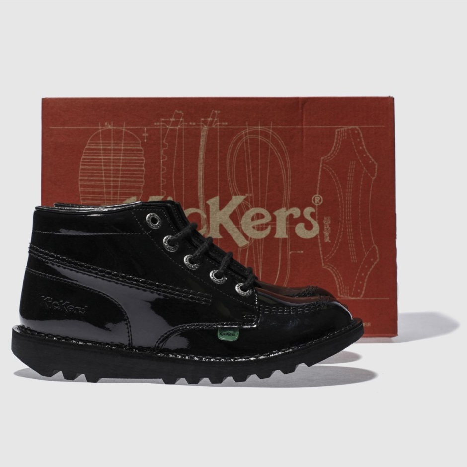 Dr Martens Schweiz Zürich Kickers Kick Hi Youth Boots Black