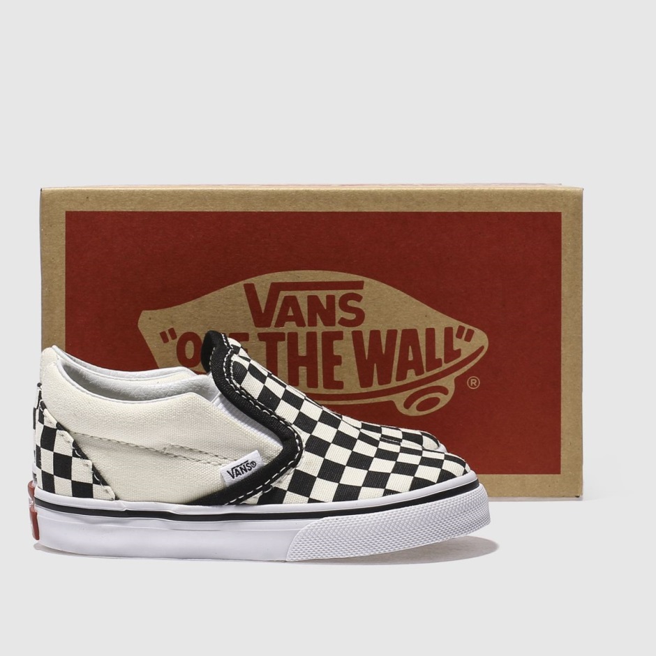 Schwarz-Creme Vans Classic Slip-On Sneaker Für Kleinkinder Dr Martens Schweiz