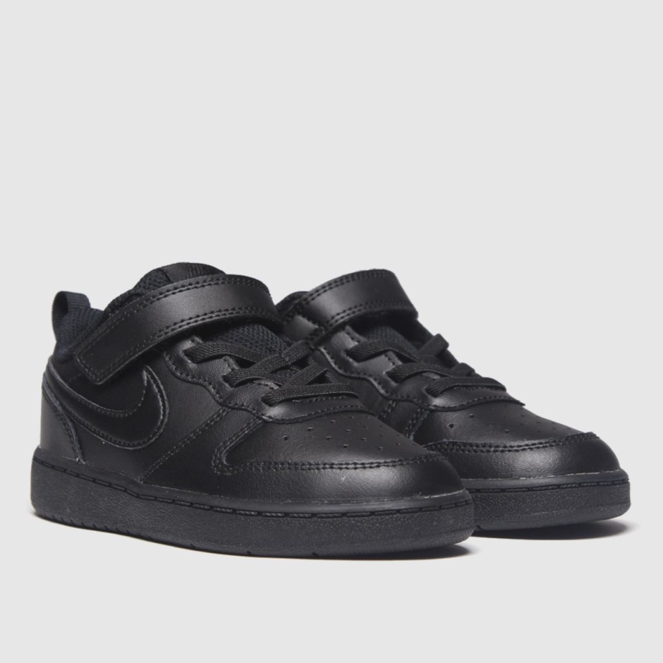 Dr Martens Schweiz Zürich Black Nike Court Borough 2 Toddler Trainers