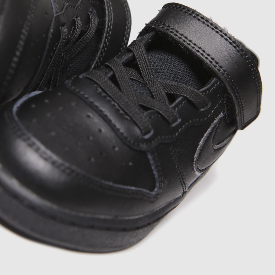 Dr Martens Schweiz Zürich Black Nike Court Borough 2 Toddler Trainers