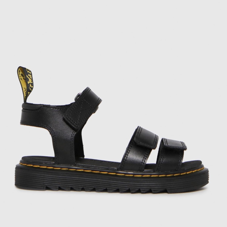 Black Dr Martens Schweiz Dr Martens Klaire Junior Sandals