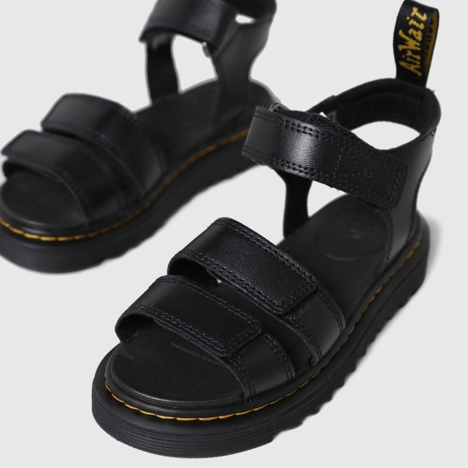 Black Dr Martens Schweiz Dr Martens Klaire Junior Sandals