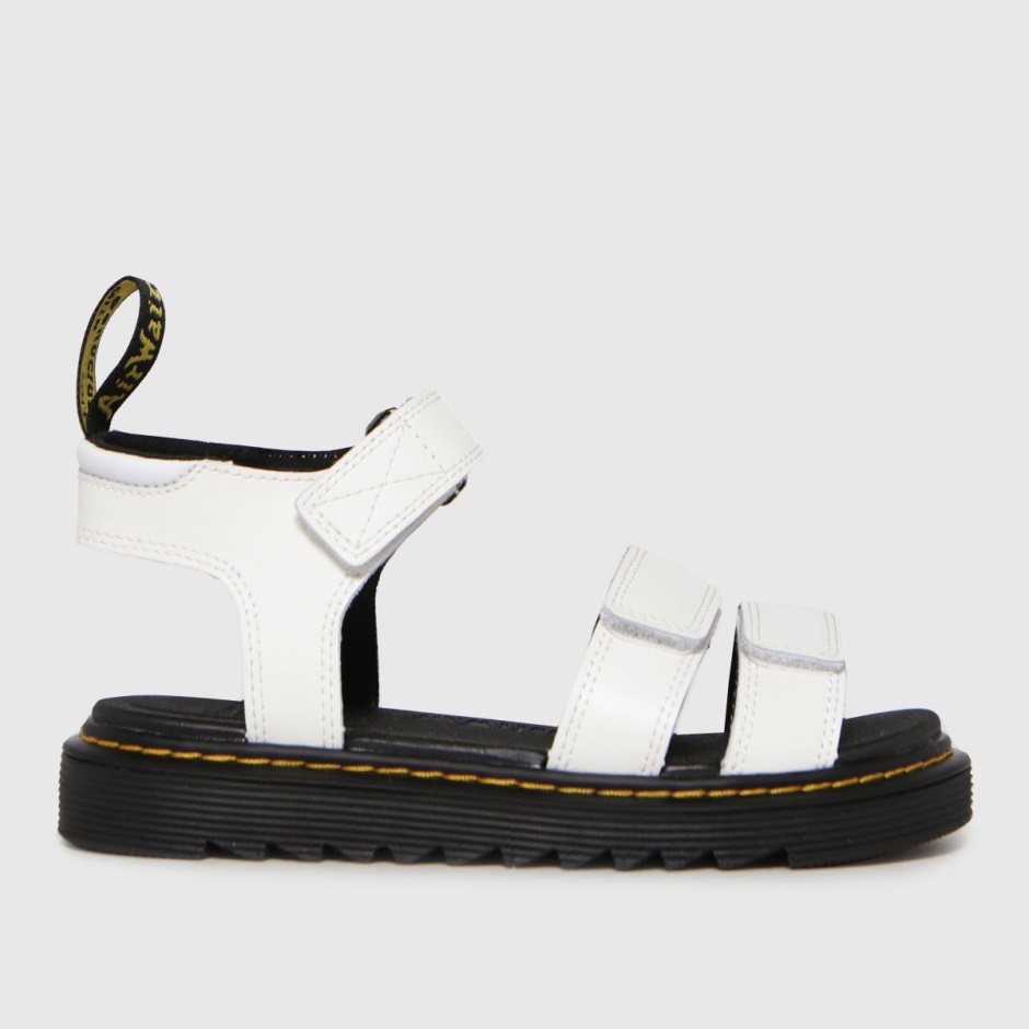 Dr Martens Klaire Junior Sandals White Dr Martens Schweiz