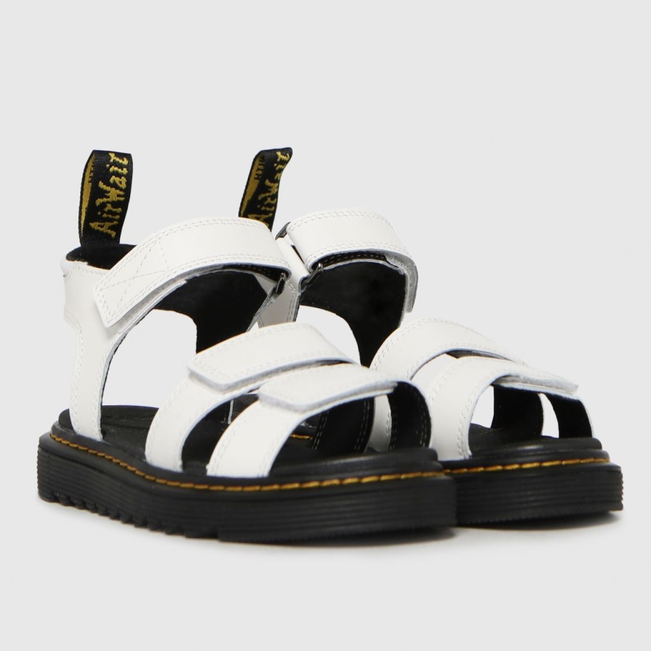 Dr Martens Klaire Junior Sandals White Dr Martens Schweiz