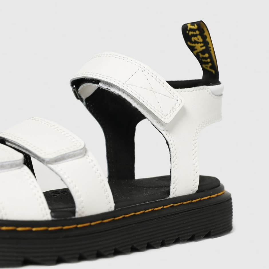 Dr Martens Klaire Junior Sandals White Dr Martens Schweiz