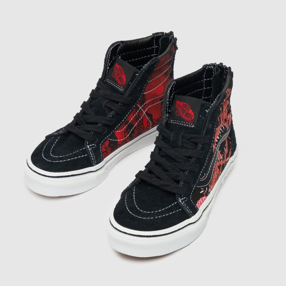 Schwarz-rot Vans Stranger Things Sk8-hi Junior Trainer Dr Martens Schweiz