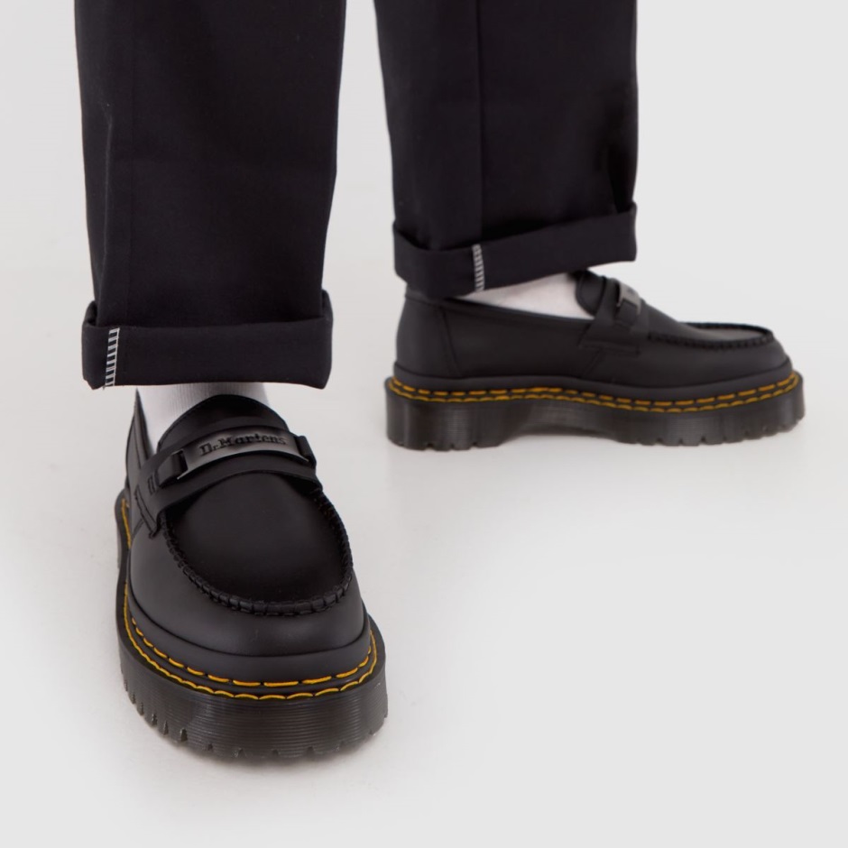 Schwarz Dr Martens Penton Bex Doppelstich Schuhe Dr Martens Schweiz