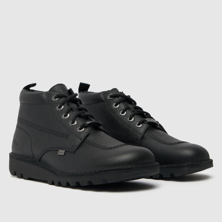 Black Dr Martens Schweiz Kickers Kick Hi Tumble Boots