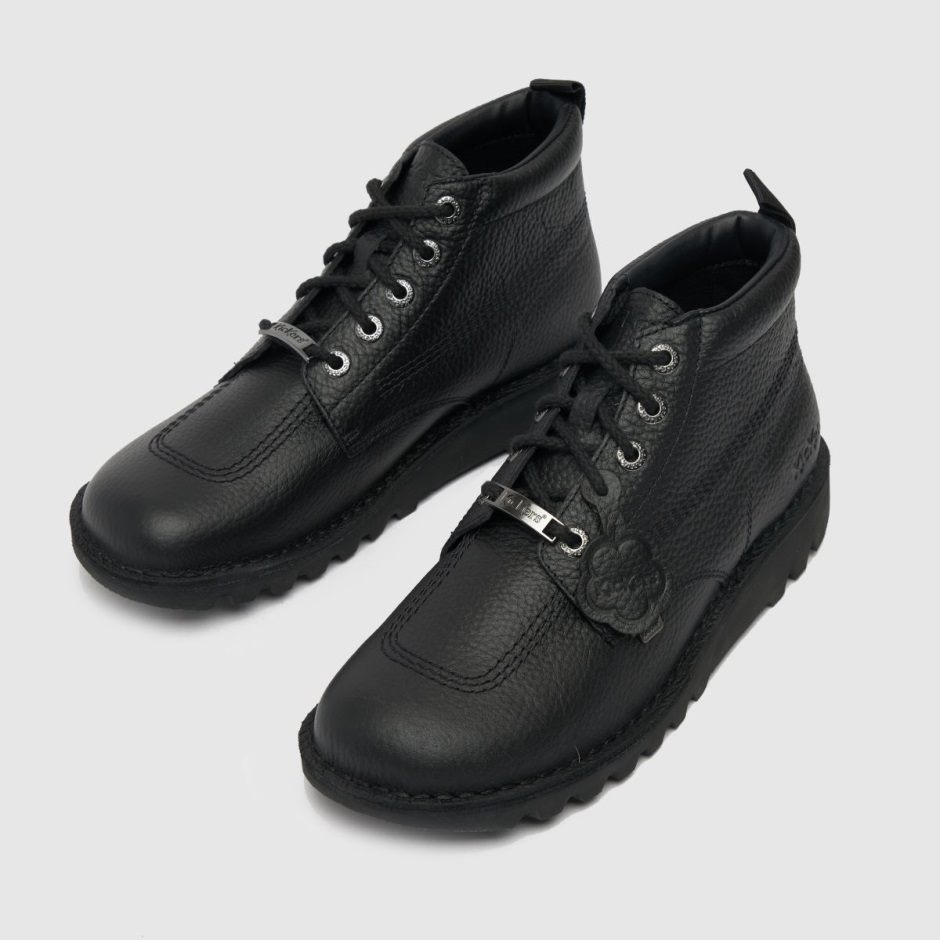 Black Dr Martens Schweiz Kickers Kick Hi Tumble Boots
