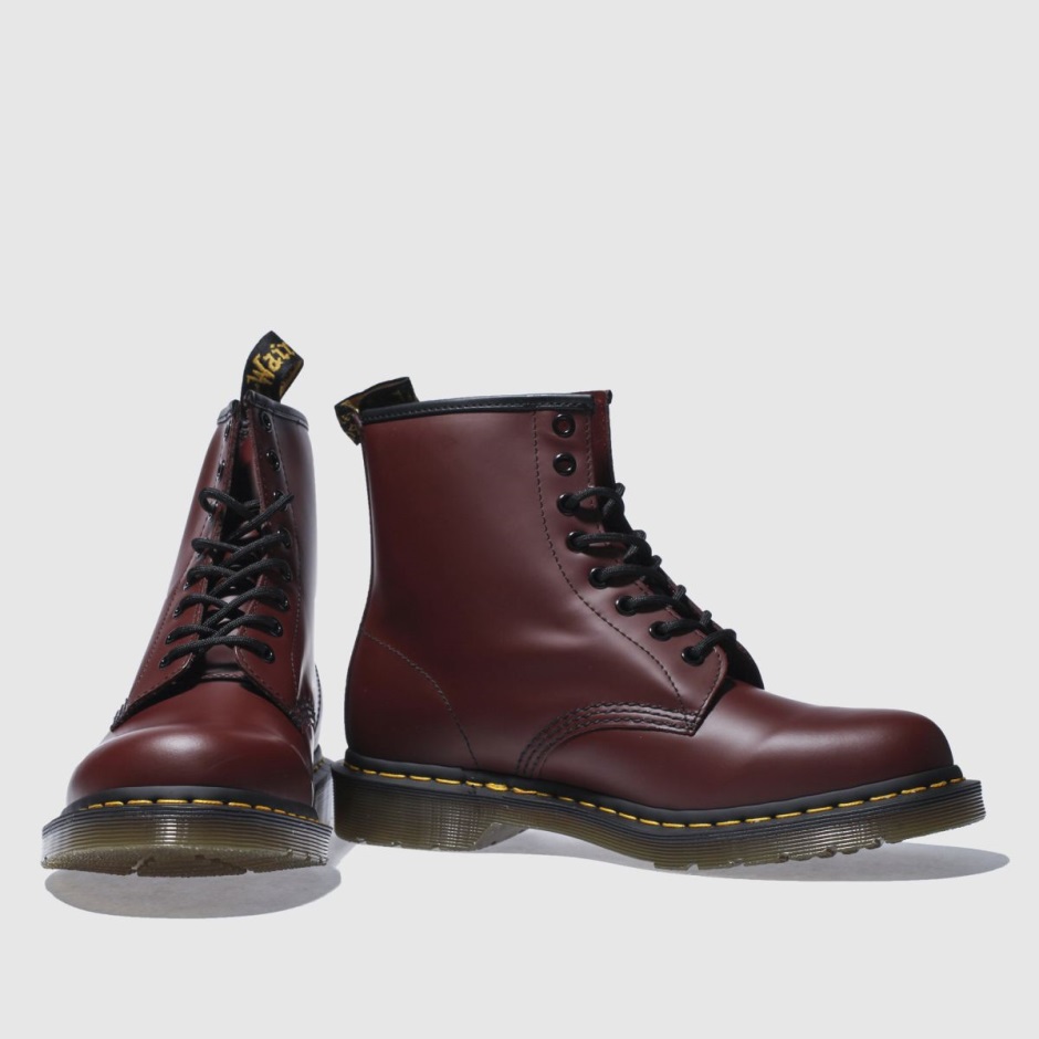 Burgundy Dr Martens 1460 8 Eye Boots Dr Martens Schweiz