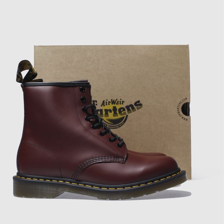Burgundy Dr Martens 1460 8 Eye Boots Dr Martens Schweiz