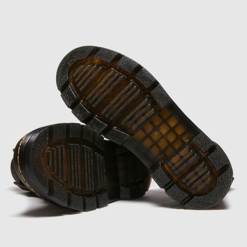 Braune Dr Martens Kämme Lederstiefel Dr Martens Schweiz