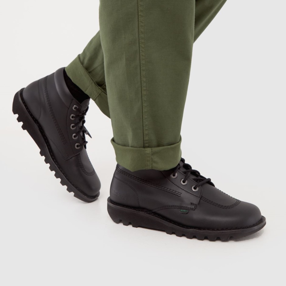 Dr Martens Schweiz Zürich Kickers Kick Hi Vegan Boots Black