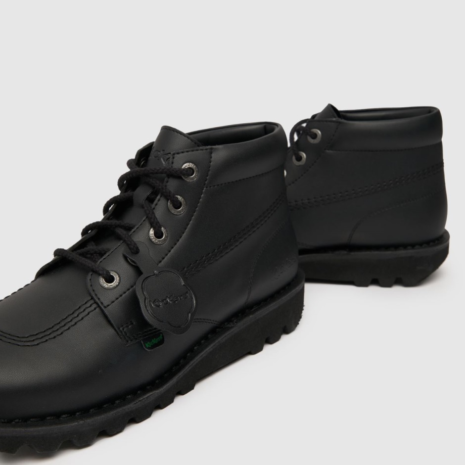 Dr Martens Schweiz Zürich Kickers Kick Hi Vegan Boots Black