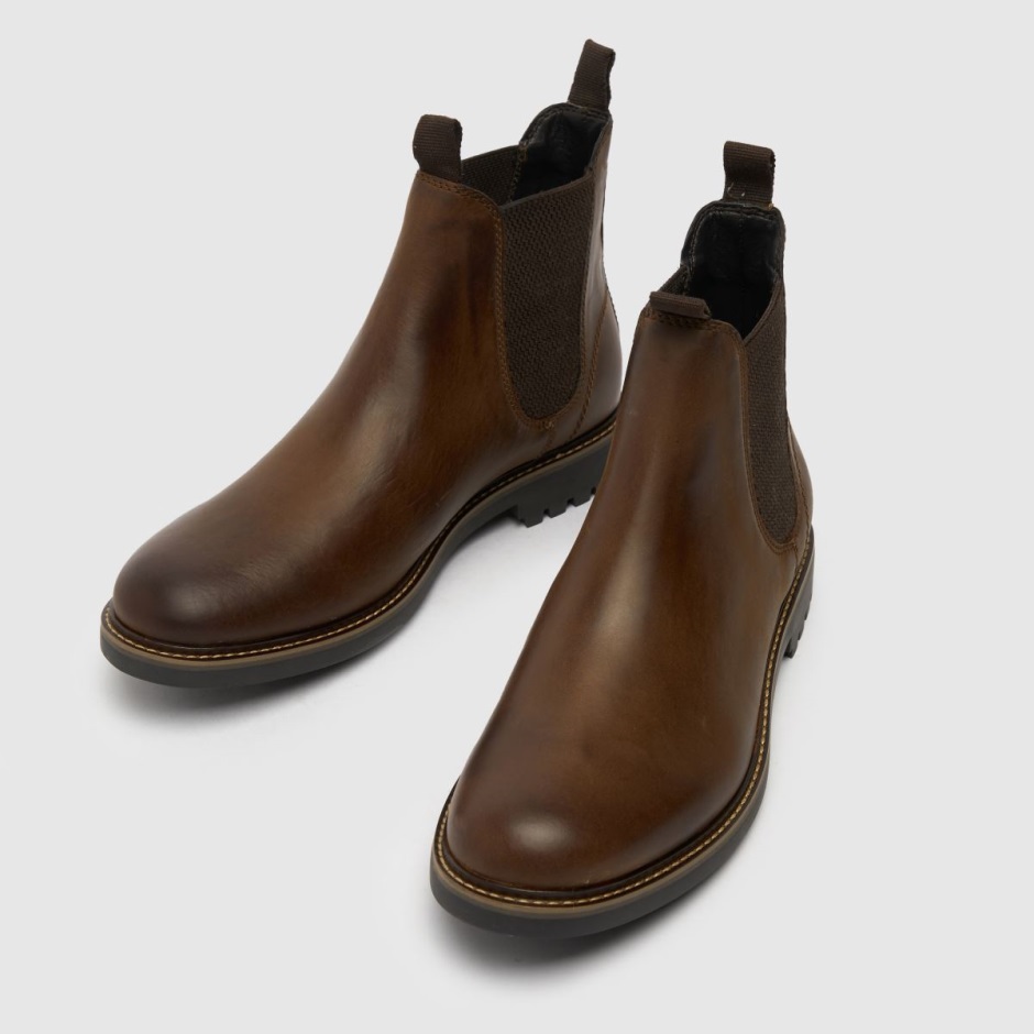 Brown Dr Martens Schweiz Schuh Dylan Leather Chelsea Boots