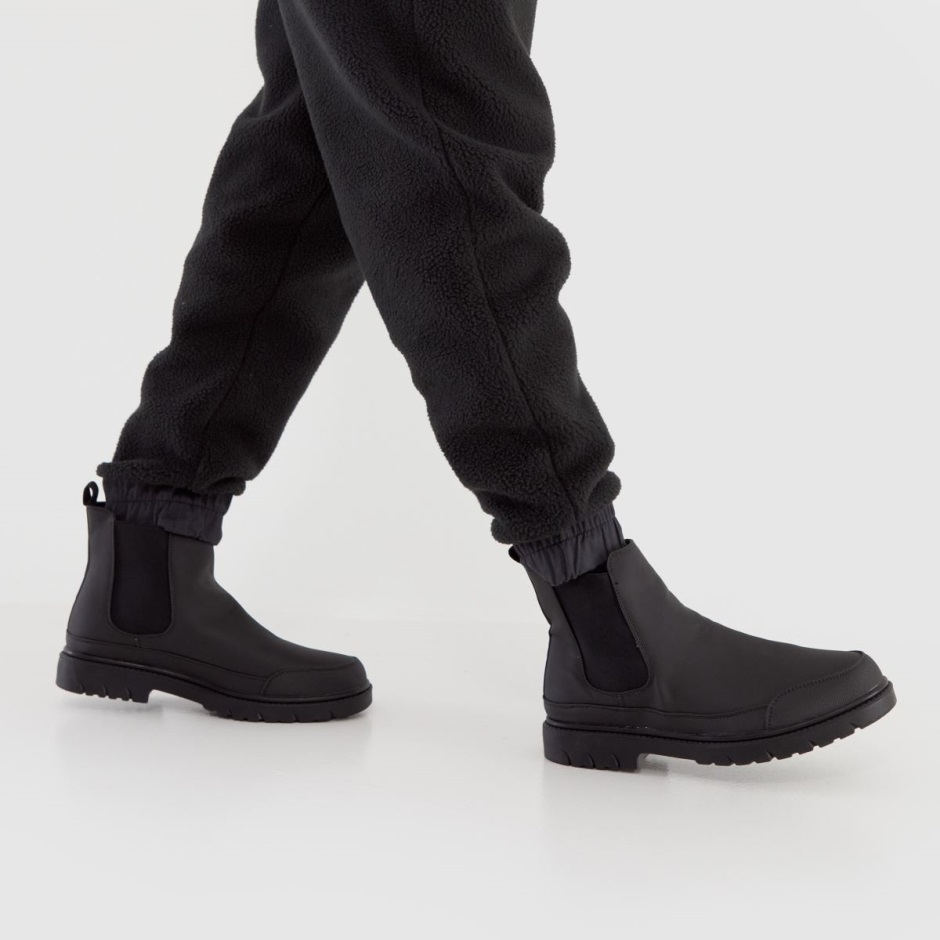 Dr Martens Schweiz Zürich Black Schuh Banks Rubberised Chelsea Boots