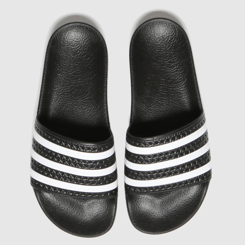 Black-white Dr Martens Schweiz Adidas Adilette Sandals
