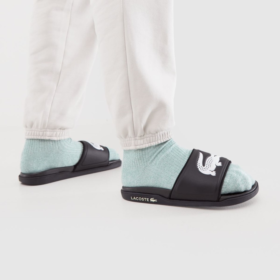 Schwarz-weiß Lacoste Croco Dualiste Sandalen Dr Martens Schweiz