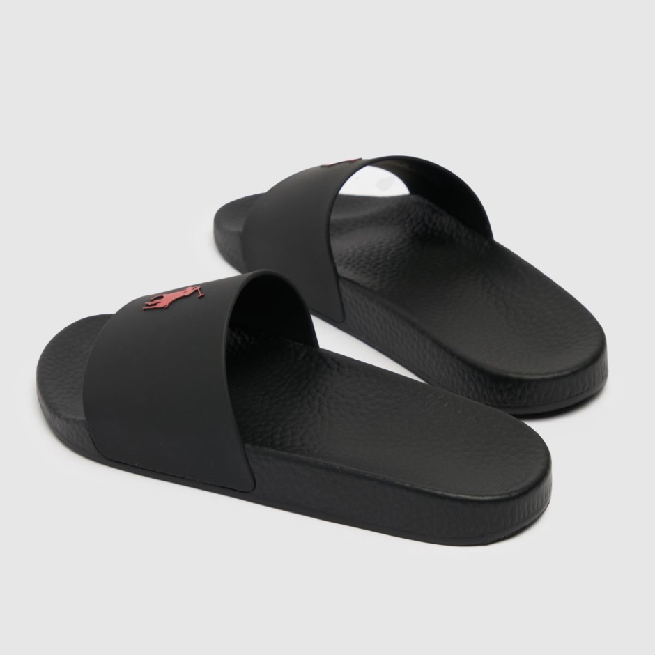 Dr Martens Schweiz Zürich Polo Ralph Lauren Polo Slide Sandals Black