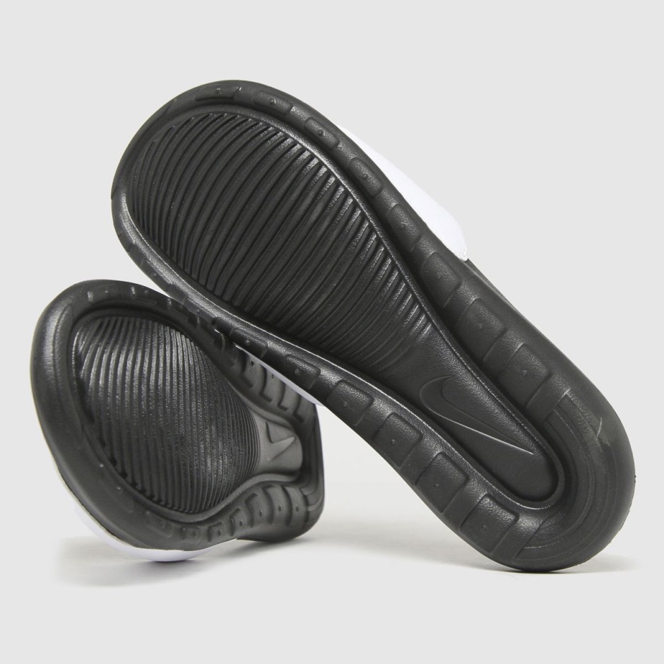 Weiß-schwarz Dr Martens Schweiz Nike Victori One Sandalen