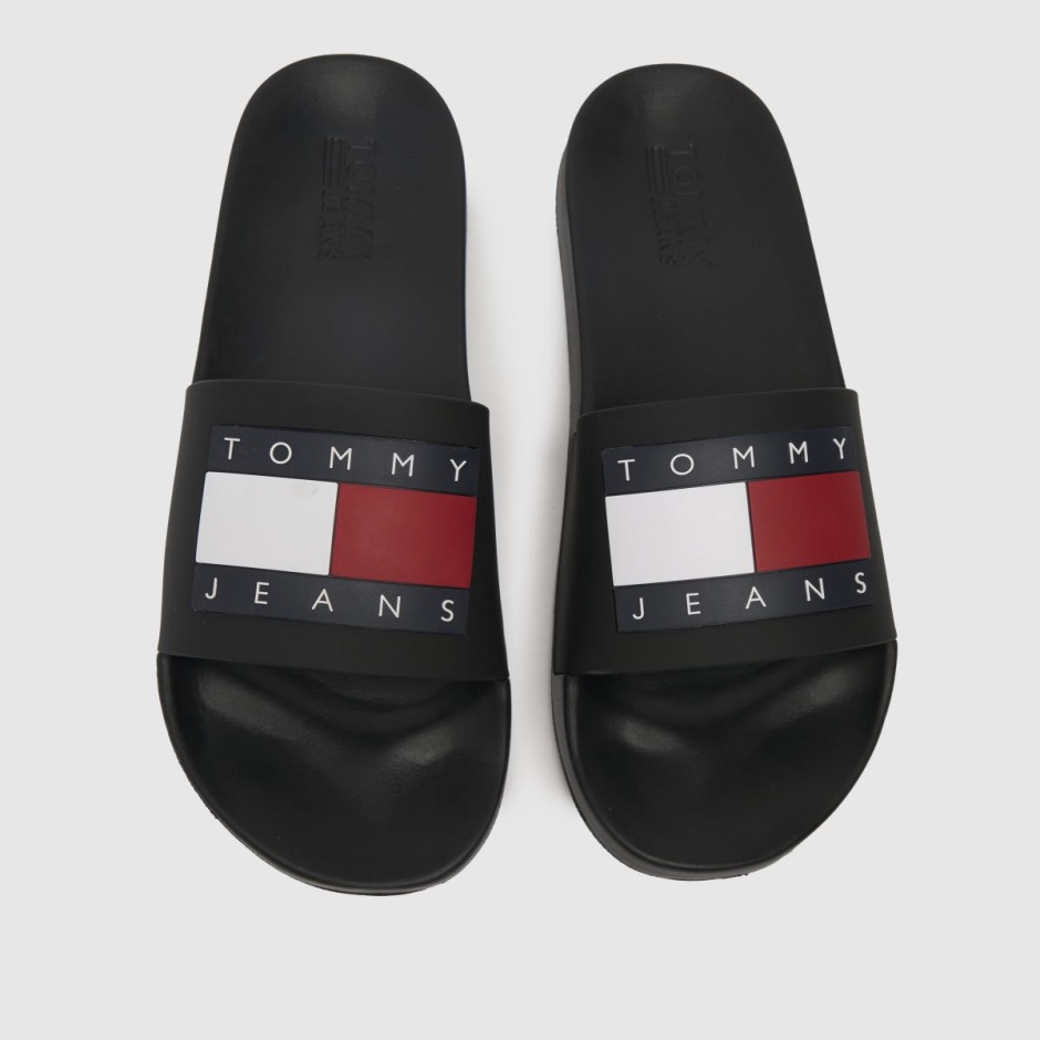 Dr Martens Schweiz Zürich Black Tommy Jeans Flag Pool Slide Sandals