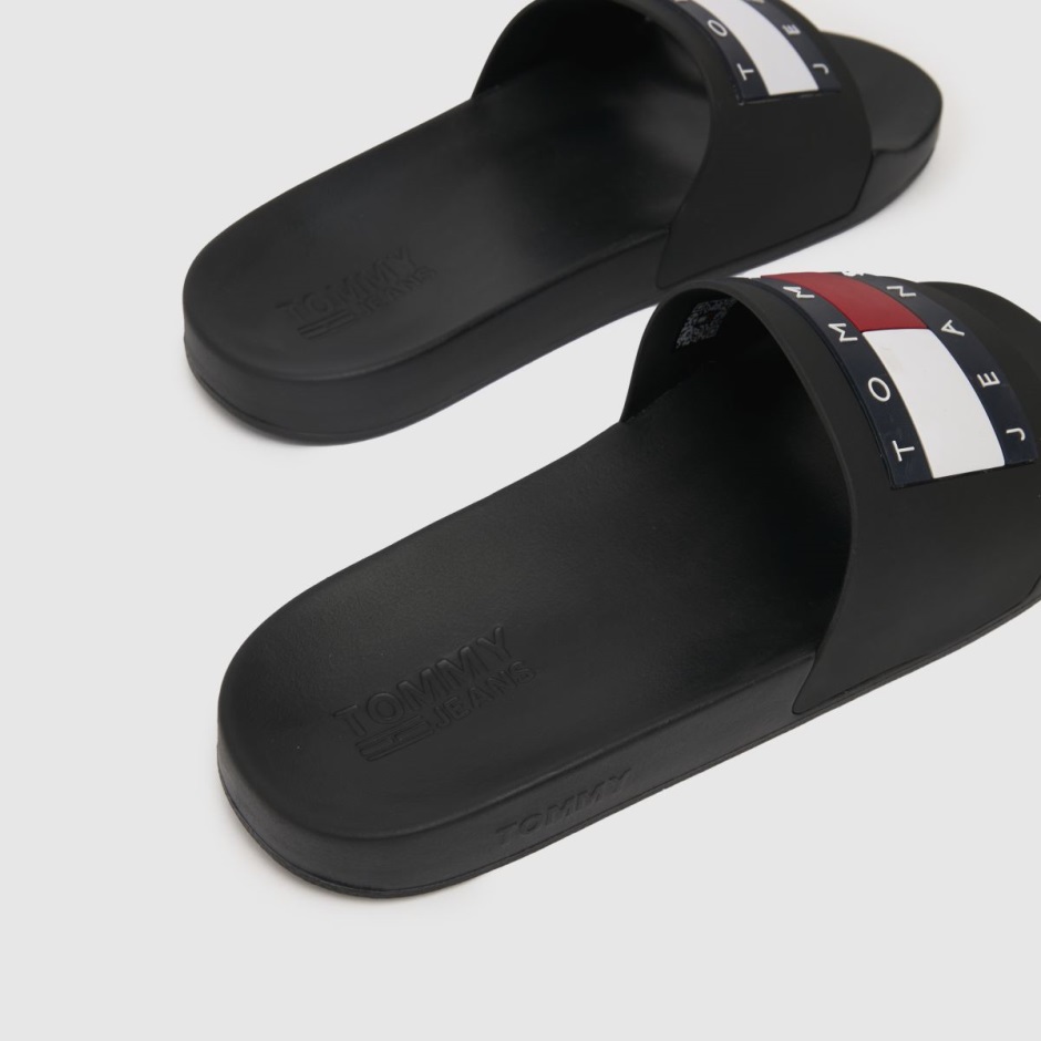 Dr Martens Schweiz Zürich Black Tommy Jeans Flag Pool Slide Sandals