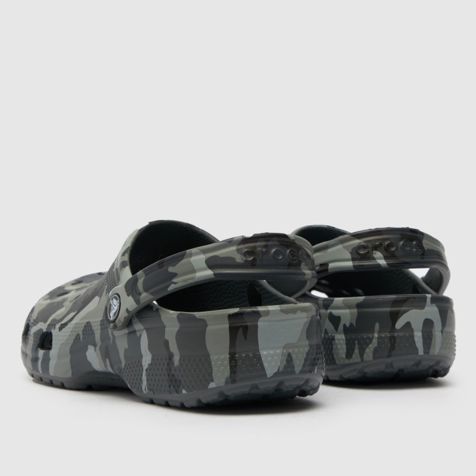 Graue Dr Martens Schweiz Crocs Classic Camo Clog Sandalen