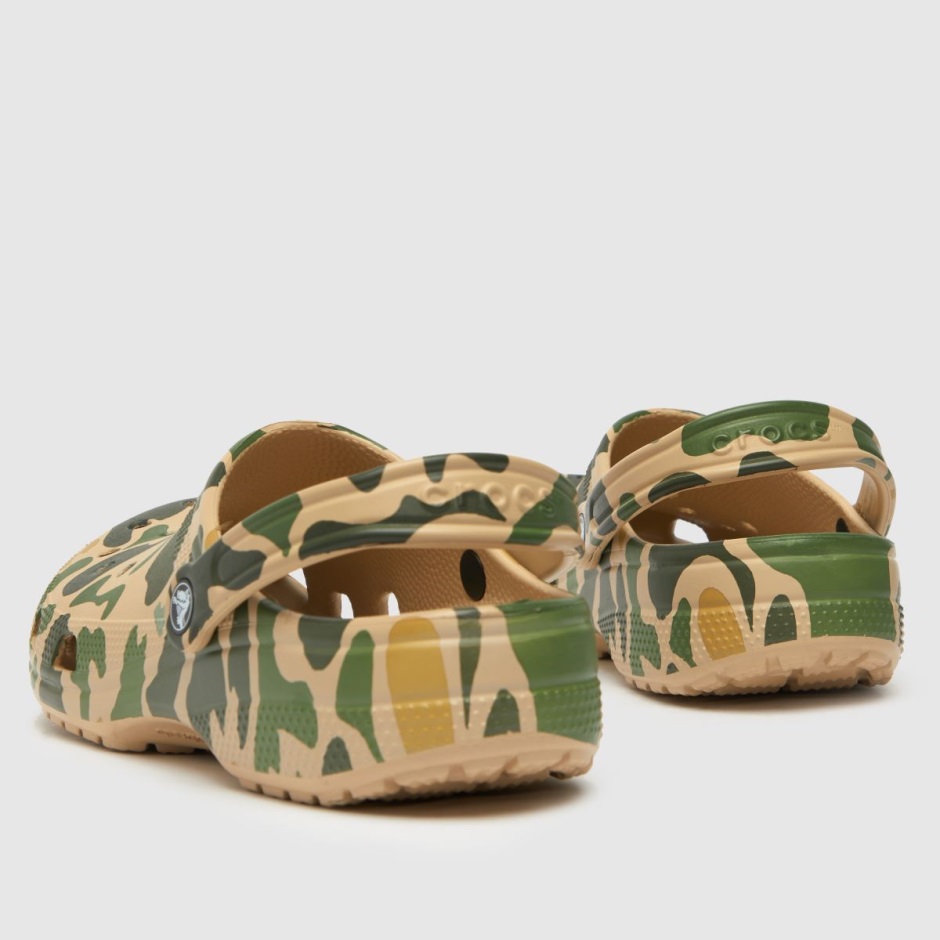 Green-stone Crocs Classic Camo Clog Sandalen Dr Martens Schweiz