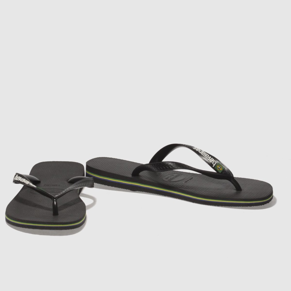Havaianas Brasil Logo Sandals Dr Martens Schweiz Zürich Black